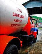 LP Gas Delivery Truck